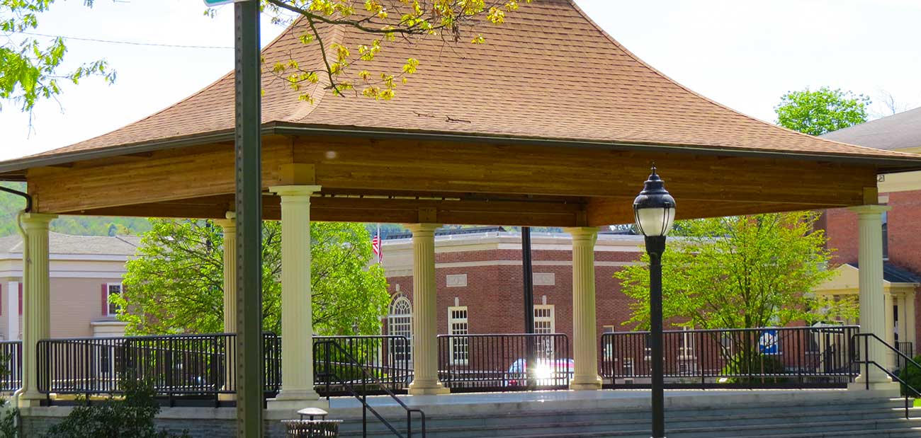 Gazebo in park